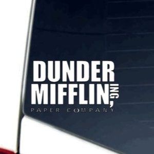 The office permanent adhesive vinyl decal 7 inch design